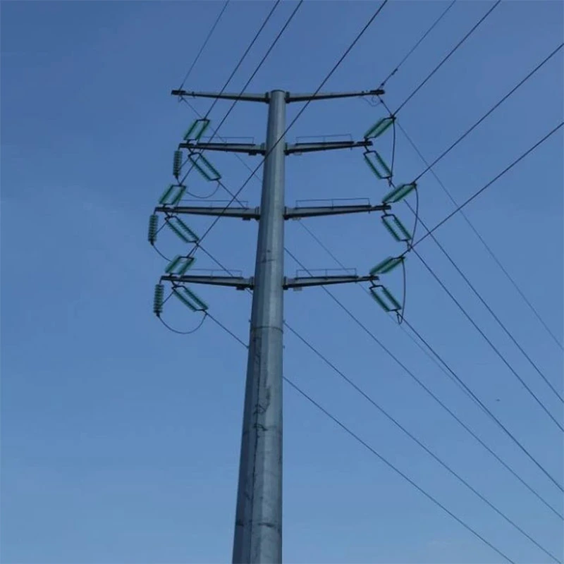 Πύργος από χάλυβα δικτυωτών 500 kV για γραμμή ισχύος